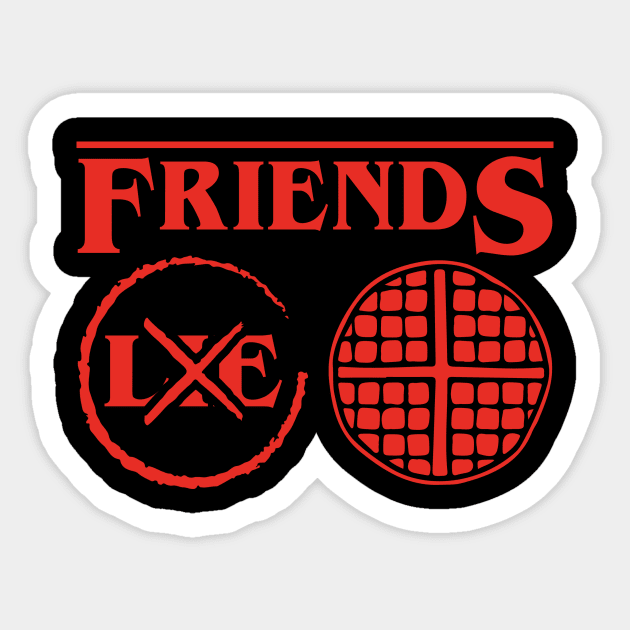 Friends *** Lie Sticker by Aratack Kinder